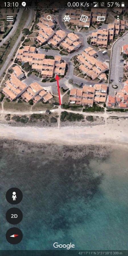 Residence Le Neptuna T2 Direct Plage Wifi Clim Agde Exterior foto